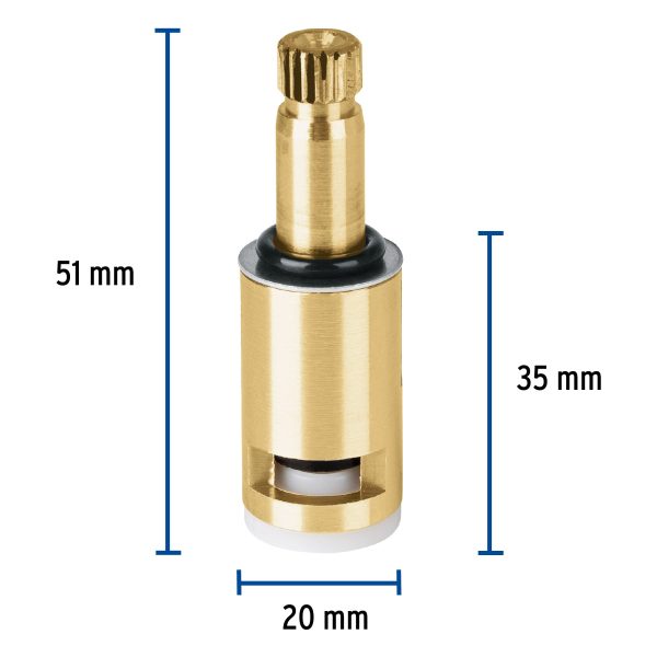 47770 - Cartucho genérico de compresión, grande, derecho, Foset