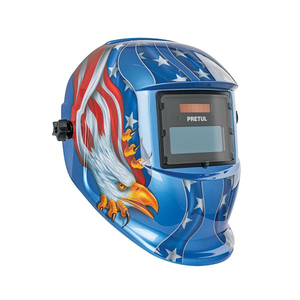 29011 - Careta electrónica p/soldar, águila, sombra 9 a 13, PRETUL