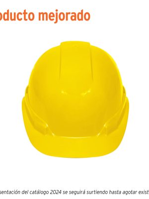 CAS-A.jpg 14294 - Casco de seguridad, ajuste de matraca, amarillo, Truper