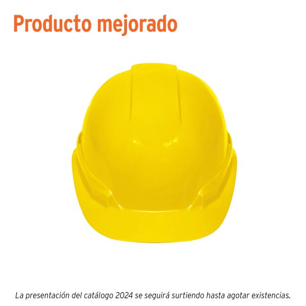 14294 - Casco de seguridad, ajuste de matraca, amarillo, Truper
