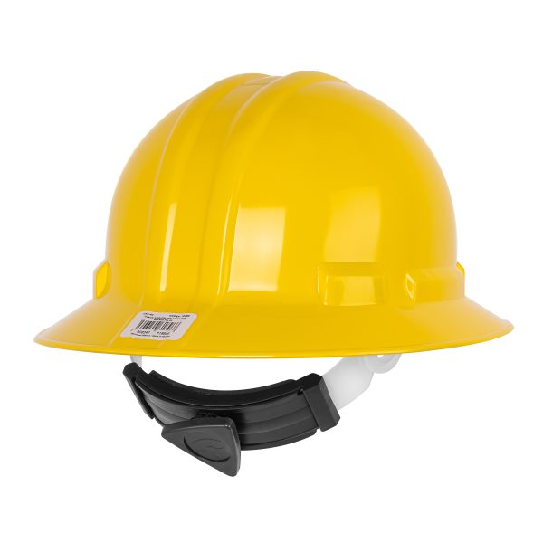 10566 - Casco de seguridad ala ancha, amarillo, Truper