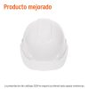 101258 - Casco de seguridad ventilado, ajuste de matraca, blanco