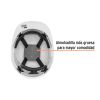 101258 - Casco de seguridad ventilado, ajuste de matraca, blanco