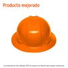 10564 - Casco de seguridad ala ancha, naranja, Truper