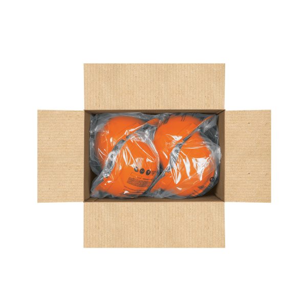 10564 - Casco de seguridad ala ancha, naranja, Truper