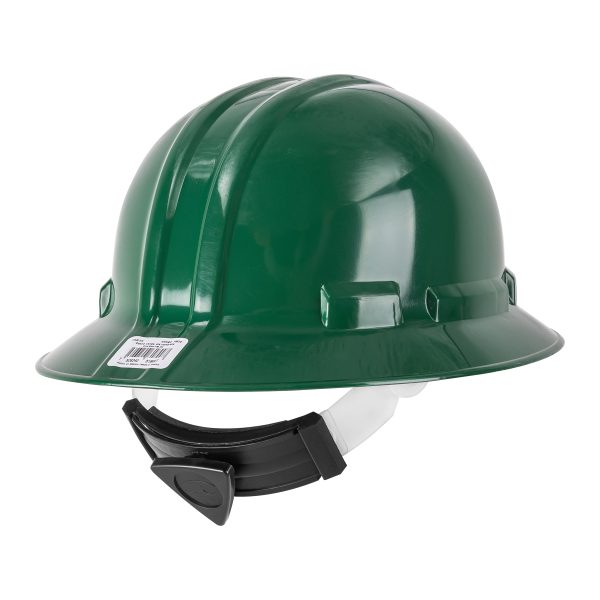 10572 - Casco de seguridad ala ancha, verde, Truper