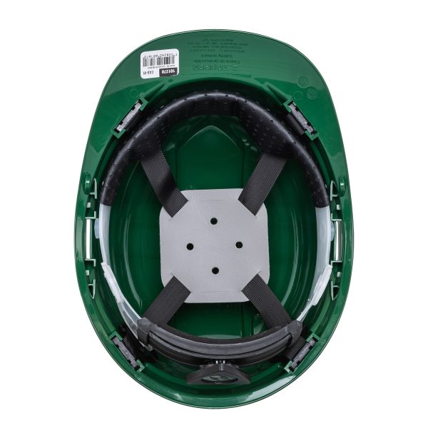 10572 - Casco de seguridad ala ancha, verde, Truper