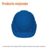 101259 - Casco de seguridad ventilado, ajuste de matraca, azul