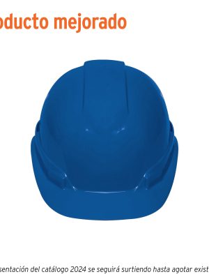 101259 - Casco de seguridad ventilado, ajuste de matraca, azul