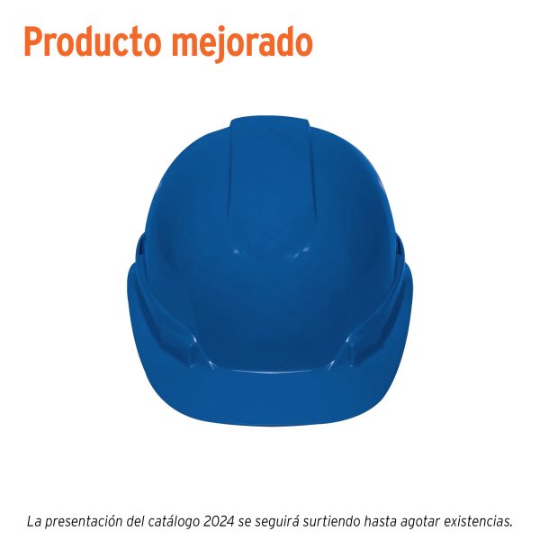101259 - Casco de seguridad ventilado, ajuste de matraca, azul