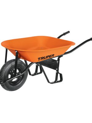 11740 - Carretilla 4.5 ft3 Neumática, bastidor tubular, Truper