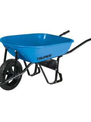 10252 - Carretilla 5.5 ft3 Imponchable, bastidor tubular, Truper