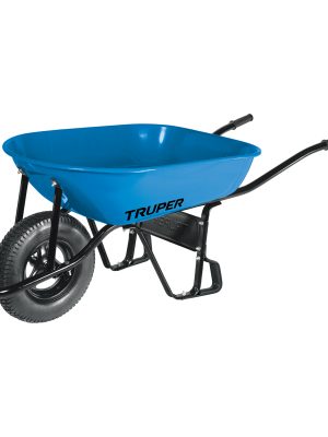 11752 - Carretilla 5.5 ft3 Neumática, bastidor tubular, Truper