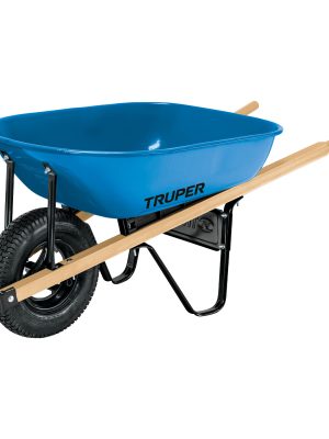 11758 - Carretilla 5.5 ft3 neumática, bastidores madera, TRUPER