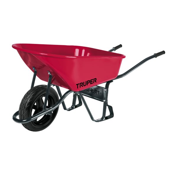 10255 - Carretilla 6 ft3 Imponchable, bastidor tubular, Truper