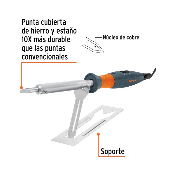 16795 - Cautín 100 W tipo lápiz con 2 temperaturas para uso rudo