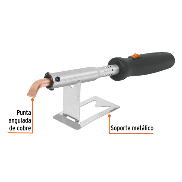 16791 - Cautín 150 W tipo lápiz punta angulada para uso rudo, Truper