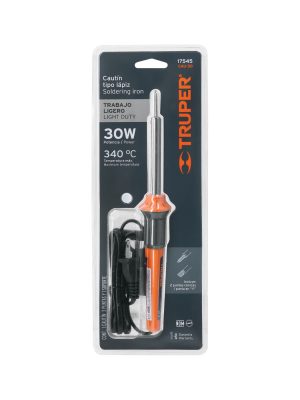 17545 - Cautín 30 W tipo lápiz para trabajo ligero, Truper