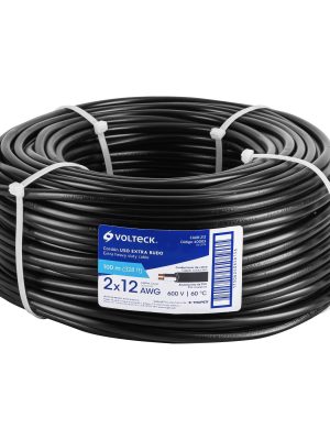 CAUR-212.jpg 40003 - Metro de cable uso extra rudo 2 x 12 AWG en rollo de 100 m