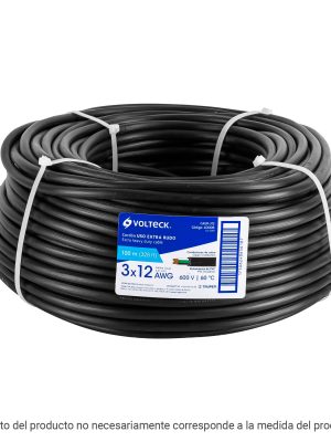 CAUR-310E1.jpg 40005 - Metro de cable uso extra rudo 3 x 10 AWG en rollo de 100 m