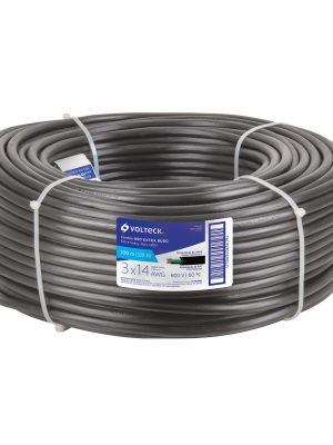 CAUR-314E1.jpg 40007 - Metro de cable uso extra rudo 3 x 14 AWG en rollo de 100 m