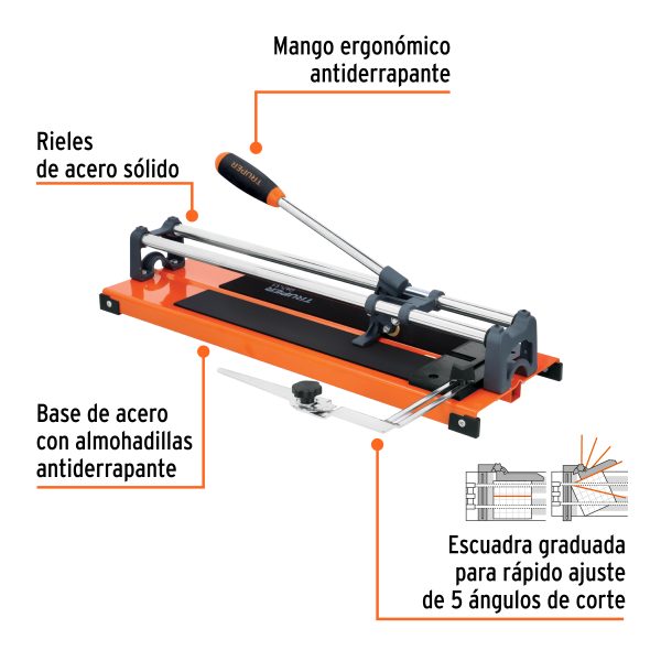 12926 - Cortador de azulejo de 13' (33 cm), Truper