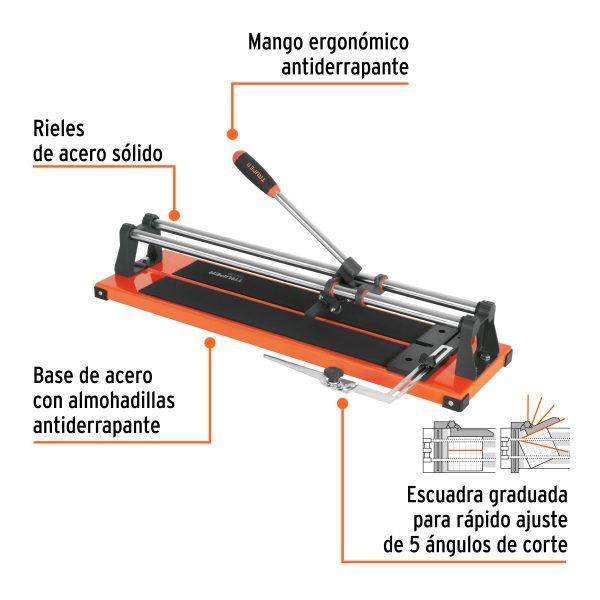 16780 - Cortador de azulejo de 20' (50 cm), Truper