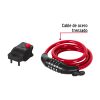 43925 - Candado de cable con combinación, 10 mm X 1.20 m, HERMEX