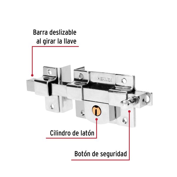 CB-40IBFC1.jpg 43508 - Cerradura de barra fija, izquierda, blíster, HERMEX