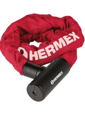 49621 - Candado con cadena forrada de 10 mm, HERMEX