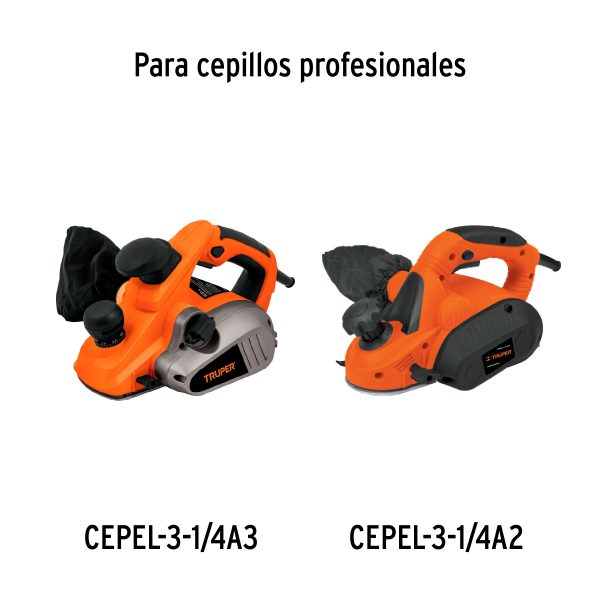 13460 - Bolsa con 2 carbones repuesto p/CEPEL-3-1/4A3 y 1/4A2,TRUPER