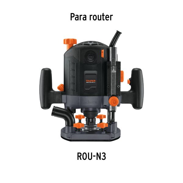 18657 - Bolsa con 2 carbones de repuesto para ROU-N3, TRUPER