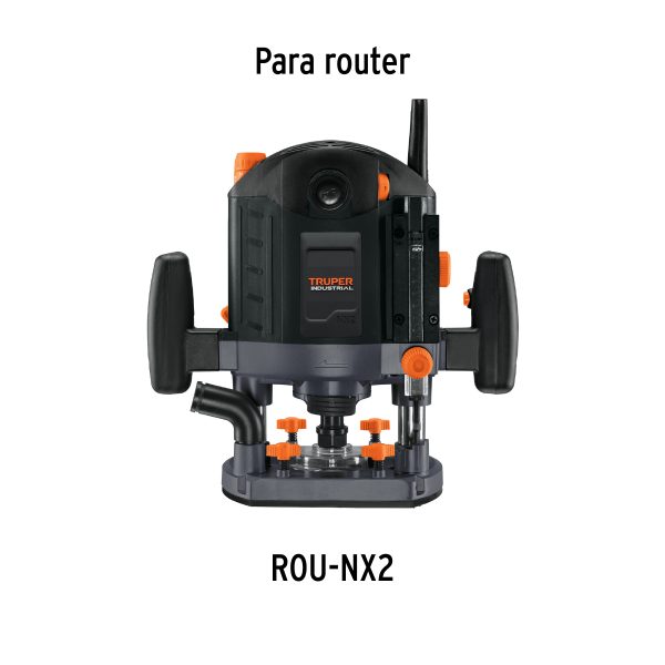 18603 - Bolsa con 2 carbones de repuesto para ROU-NX2, TRUPER