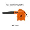 103081 - Bolsa con 2 carbones de repuesto para SOPLA-650, TRUPER