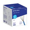 47399 - Metro de cable UTP CAT5E, Bobina de 100m, azul, VOLTECK