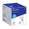 48389 - Metro de cable UTP CAT5E, Bobina de 100m, blanco, VOLTECK