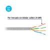 48387 - Metro de cable UTP CAT5E, Bobina de 100m, gris, VOLTECK