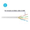 47383 - Metro de cable UTP CAT5E, Bobina de 305m, blanco, VOLTECK