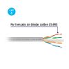 49409 - Metro de cable UTP CAT6, Bobina de 305m, gris, VOLTECK