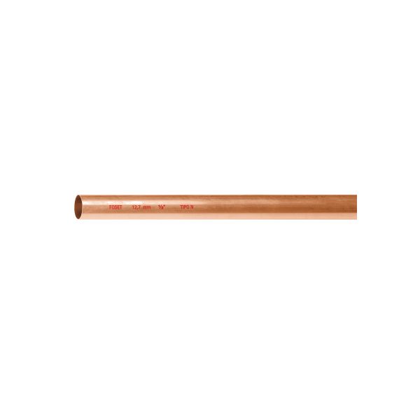 48151 - Tubo de 1/2' de cobre tipo 'N', de 3m, 0.5kg, FOSET