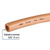 48156 - Rollo de 15m de tubo flexible de cobre 5/16', 2.3kg, FOSET