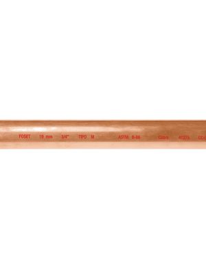 CC-002M.jpg 41275 - Tubo de 3/4' de cobre tipo 'M', de 3m, 1.4kg, FOSET