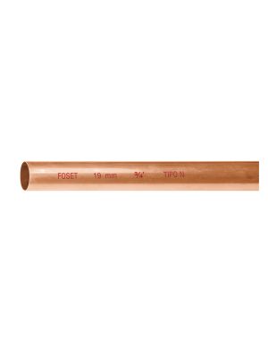 48152 - Tubo de 3/4' de cobre tipo 'N', de 3m, 0.9kg, FOSET