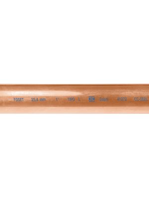 CC-003L.jpg 41273 - Tubo de 1' de cobre tipo 'L', de 3m, 2.9kg, FOSET