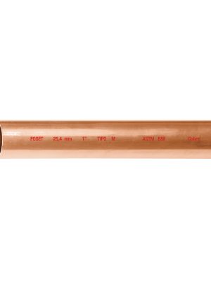 CC-003M.jpg 41276 - Tubo de 1' de cobre tipo 'M', de 3m, 2.0kg, FOSET