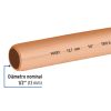 48158 - Rollo de 15m de tubo flexible de cobre 1/2', 3.7kg, FOSET