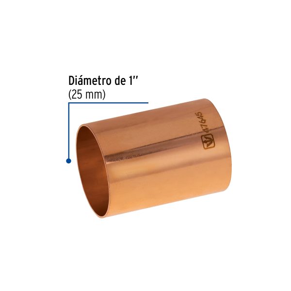 47645 - Cople de cobre 1', sin ranura, FOSET BASIC