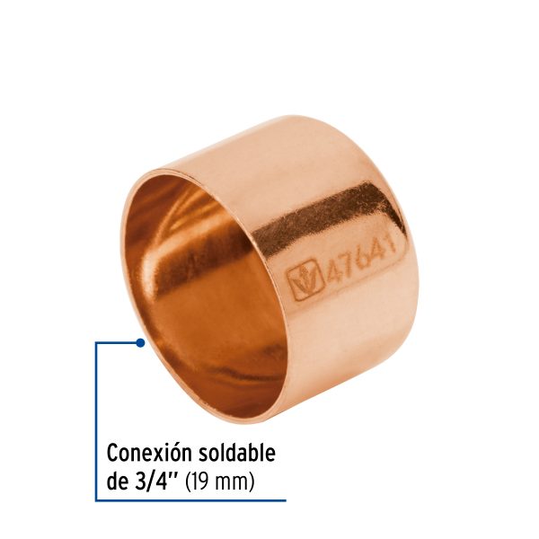 47641 - Tapón capa de cobre 3/4', FOSET BASIC