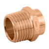 49653 - Conector de cobre, rosca exterior 1/2', Foset