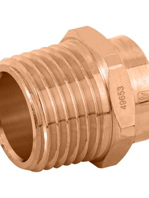 CC-611.jpg 49653 - Conector de cobre, rosca exterior 1/2', Foset
